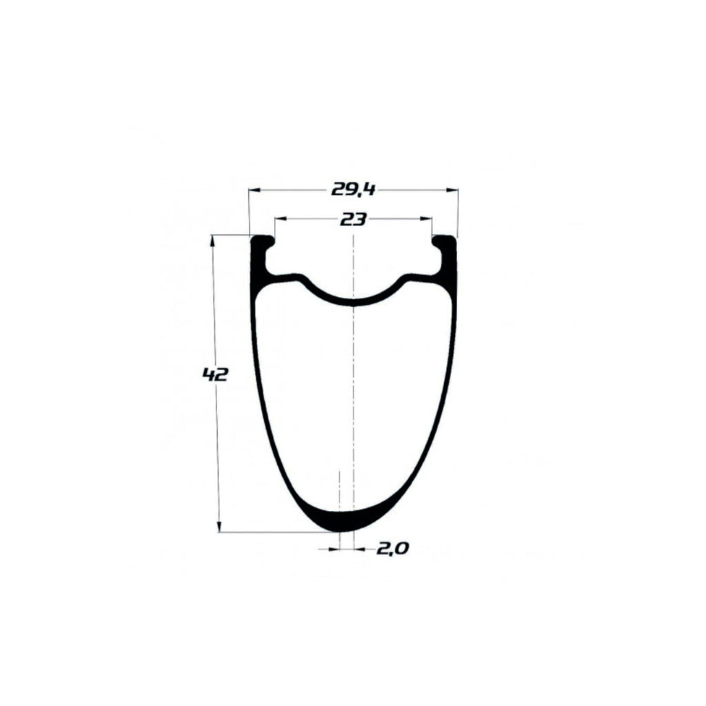 Carbon-Ti X-Wheel Baccara X 42 SLR2 Wheelset