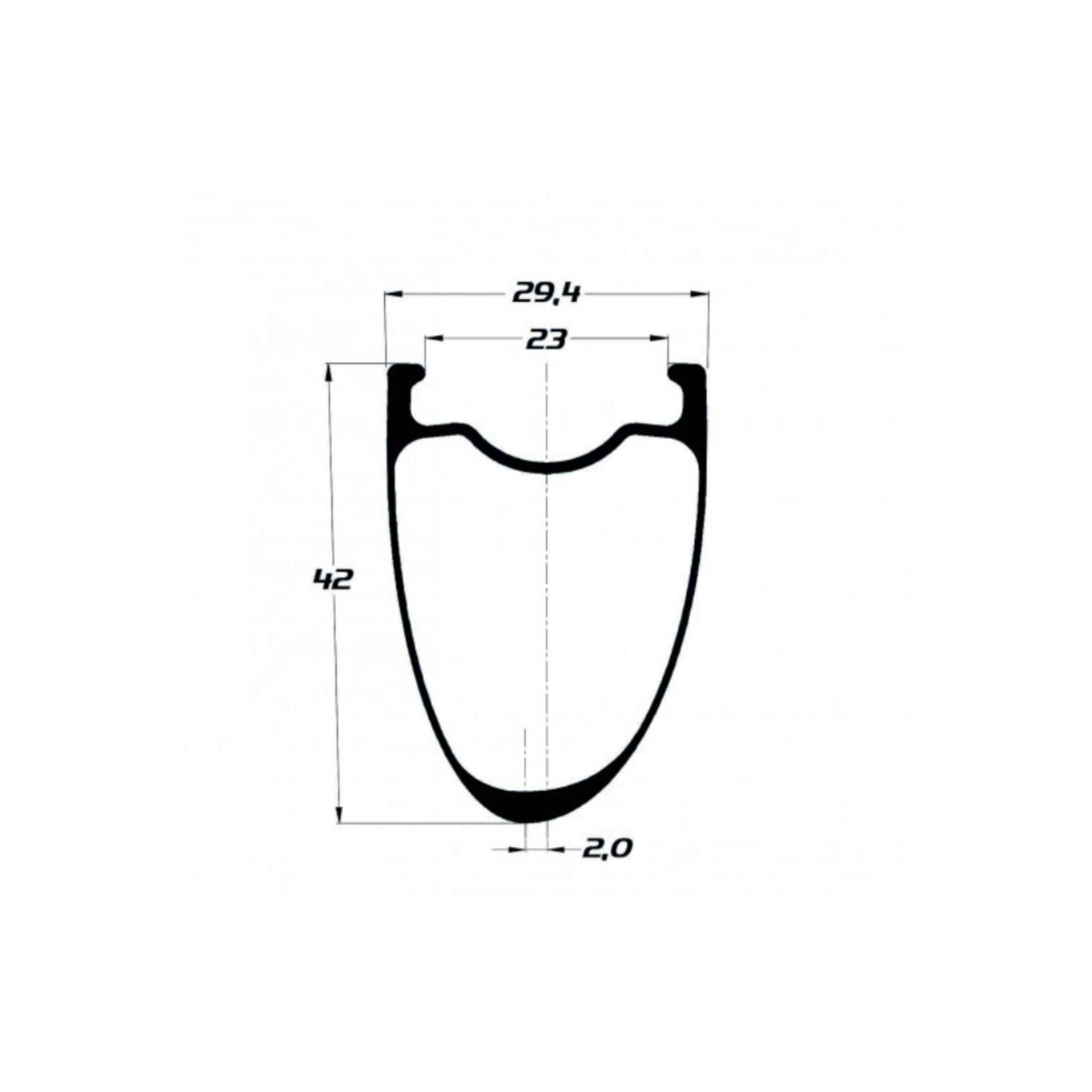 Carbon-Ti X-Wheel Baccara X 42 SLR2 Wheelset