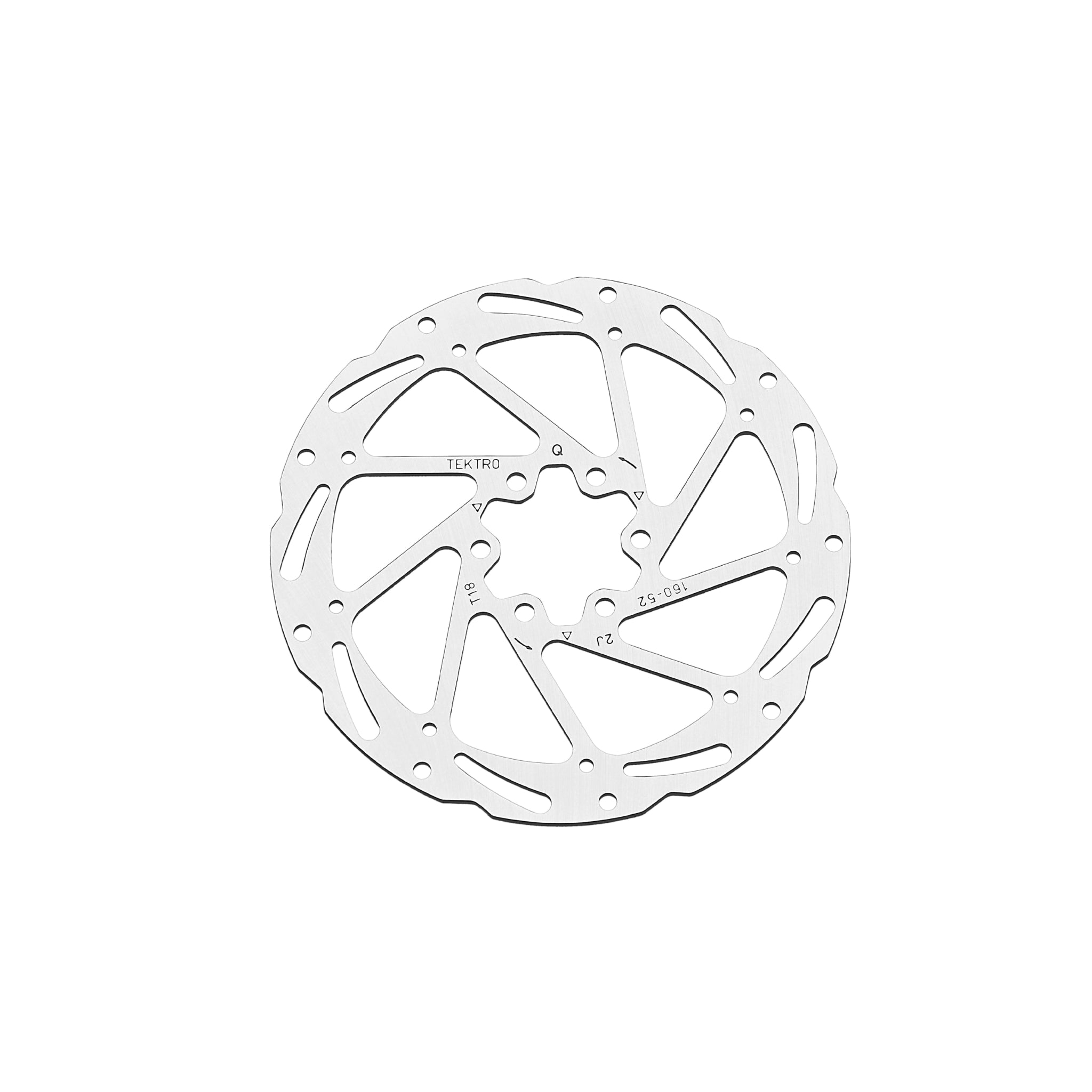Tektro TR-52 Stainless Steel 6-Bolt Disc Brake Rotor