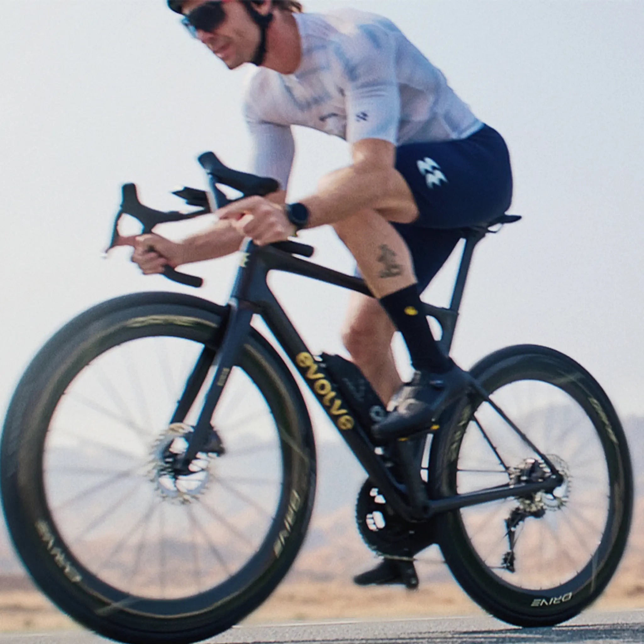 Evolve CIMA Carbon Road Frameset (Matte Carbon Gold)
