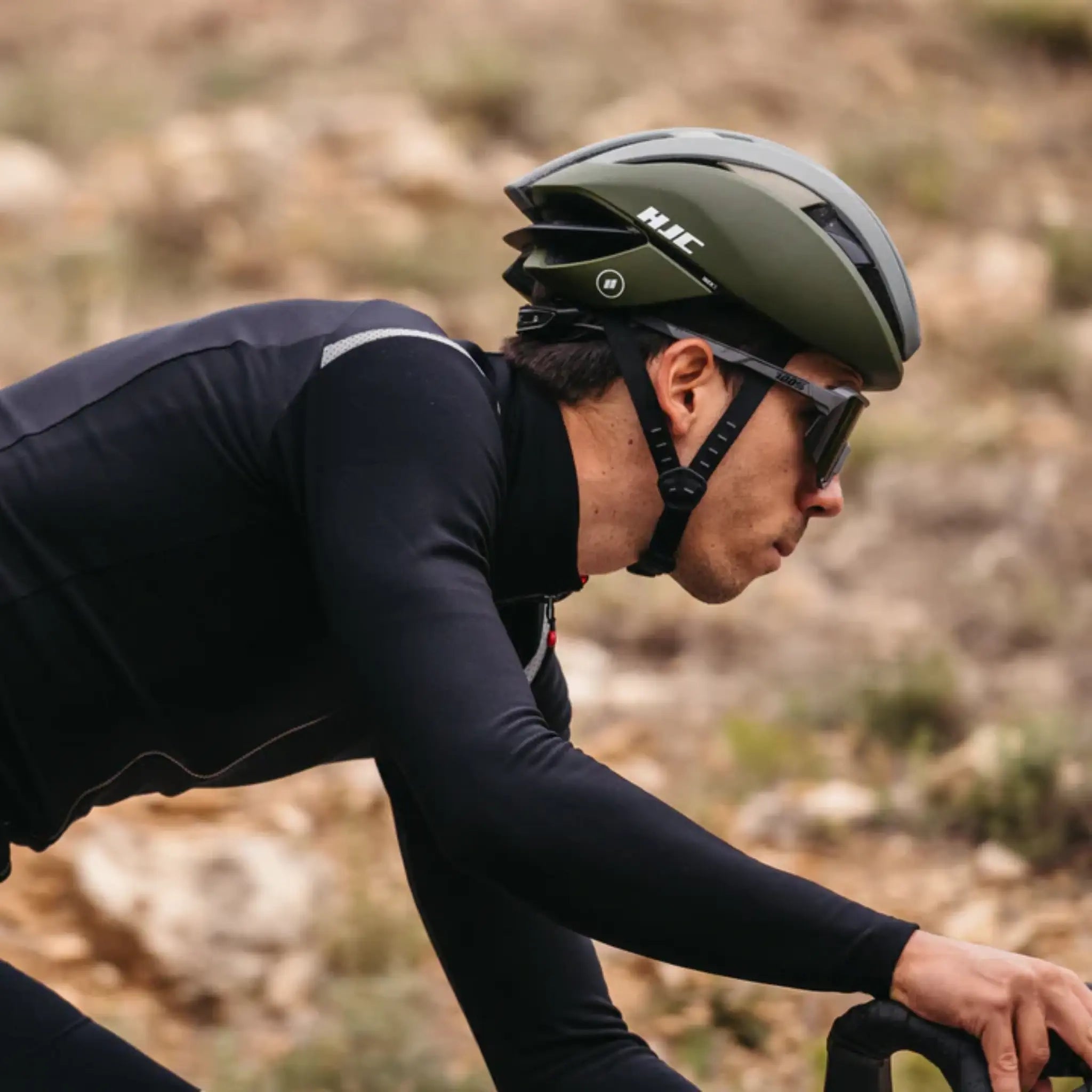 HJC Ibex 3 Road Cycling Helmet Dark Green