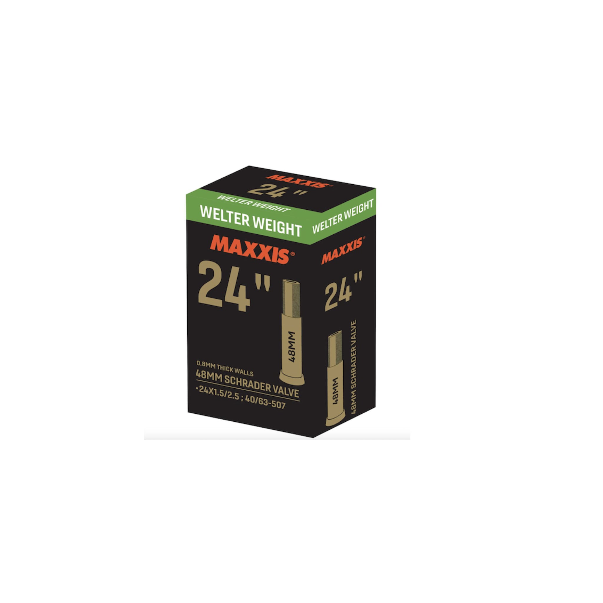 Maxxis Welter Weight Schrader Valve Tube 24 X 1.5/2.5 48MM