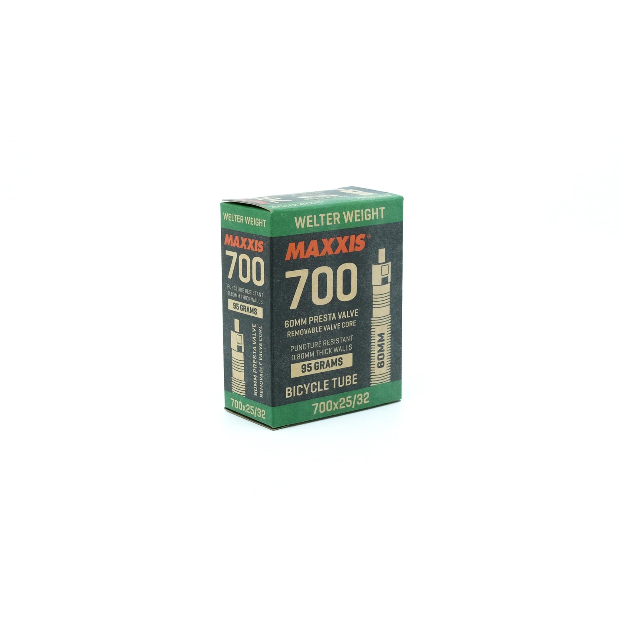 Maxxis Welterweight Road Tube 700x23-32mm Presta Valve Tube