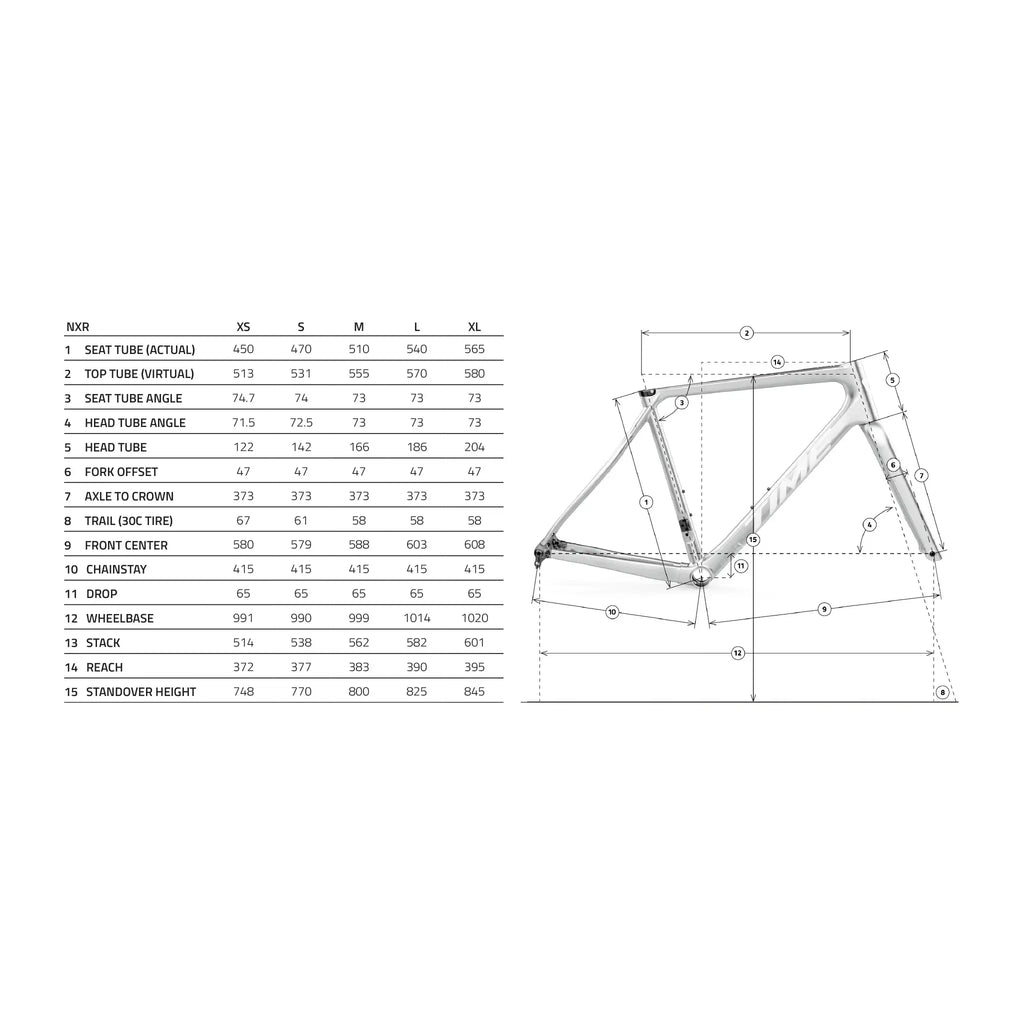 TIME NXR Road Frameset (Ready to Paint)