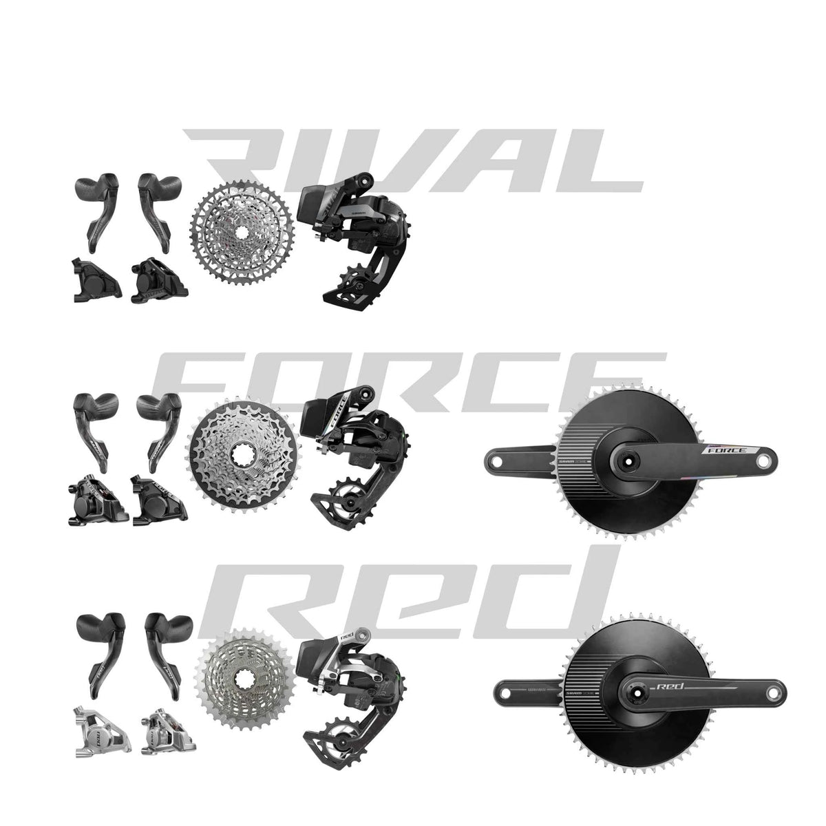 SRAM AXS E1 Mix & Match Groupset Configurator (1x or 2x)