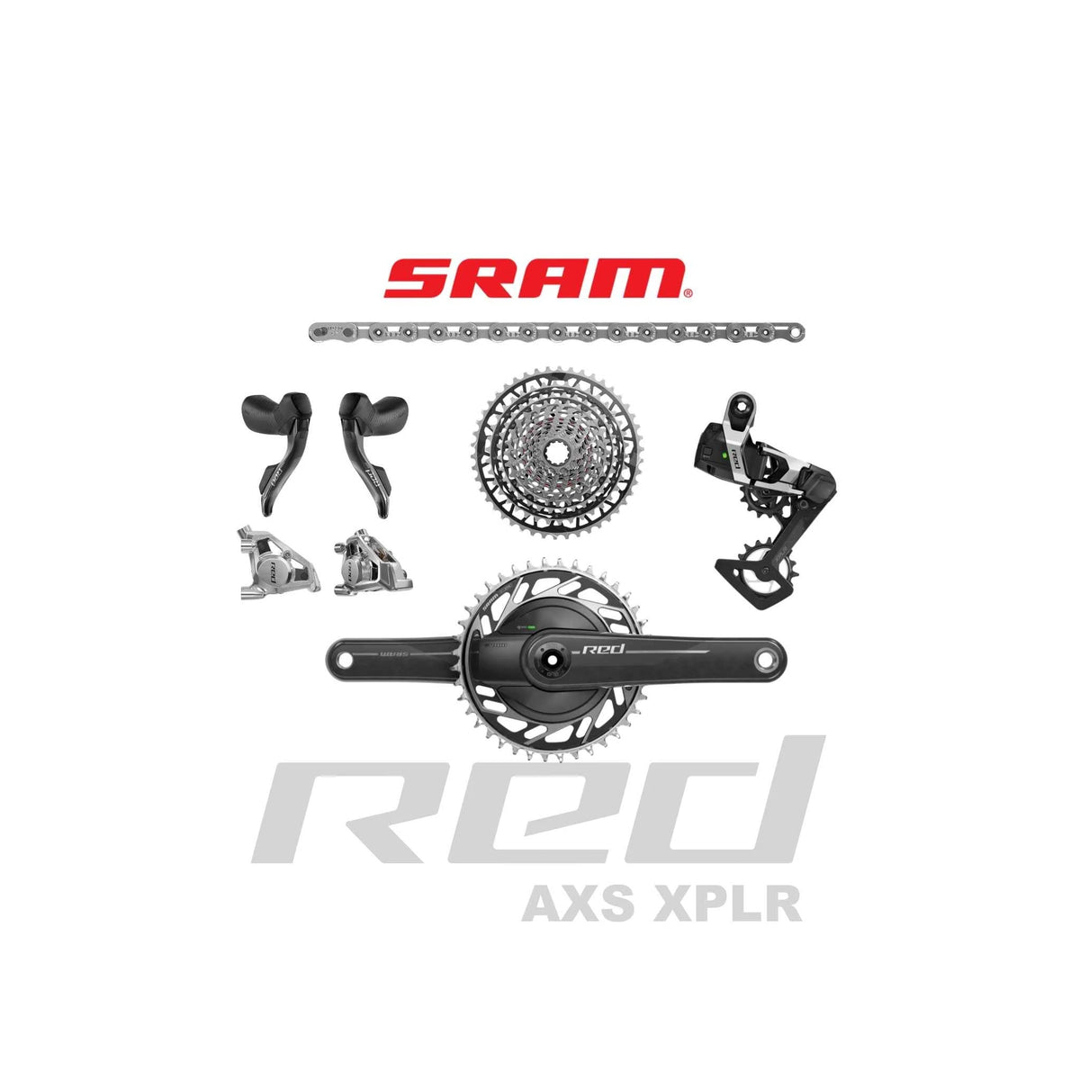 SRAM RED XPLR AXS E1 13-Speed Gravel Groupset Builder