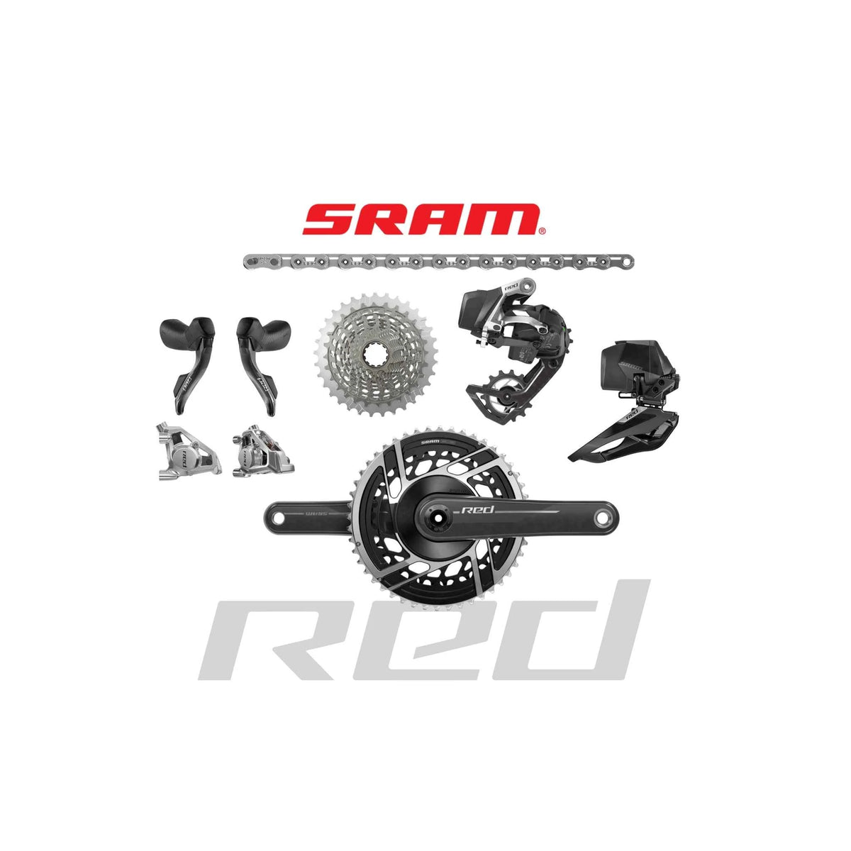 SRAM RED AXS E1 2x Groupset Builder