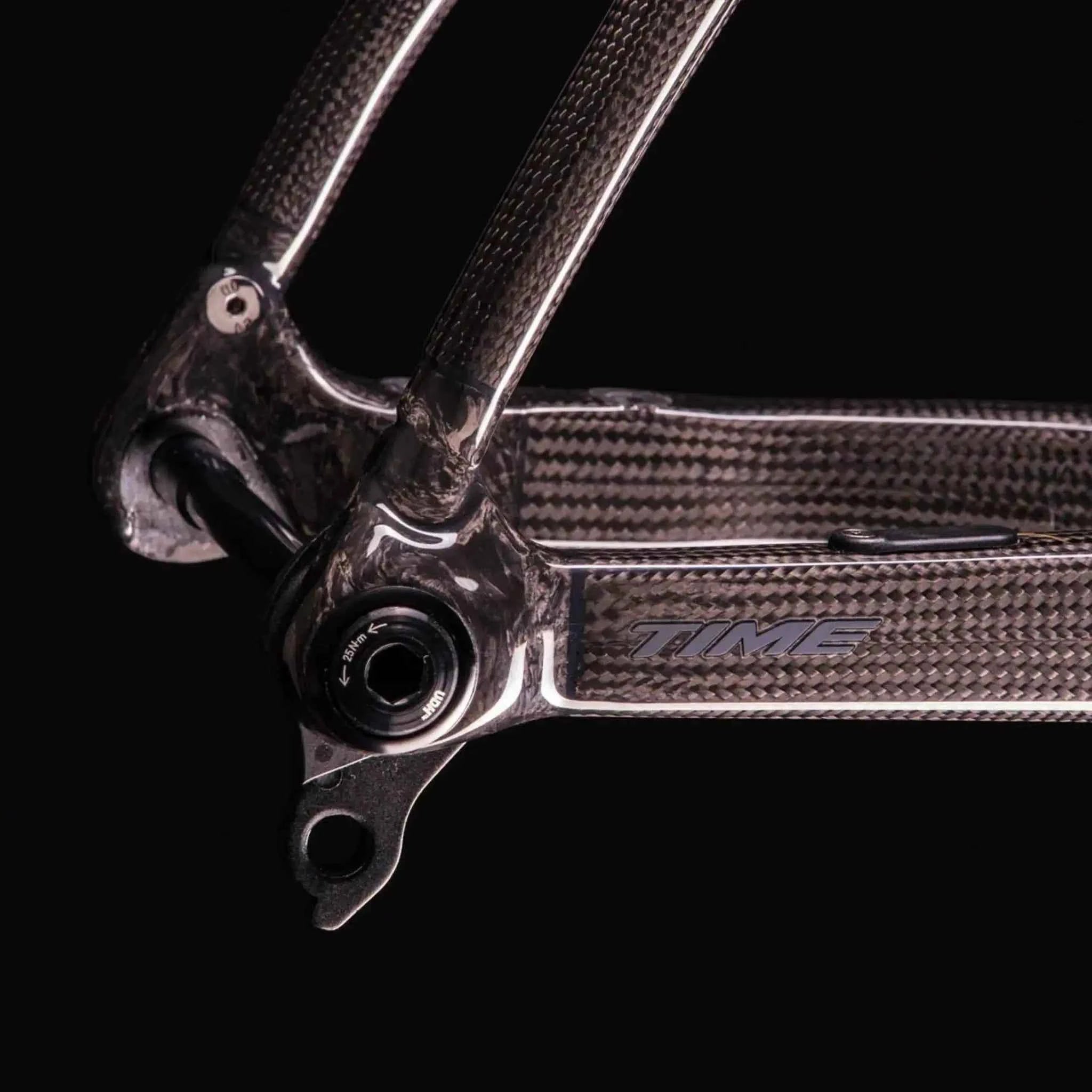 TIME NXR Road Frameset (Nude Carbon)