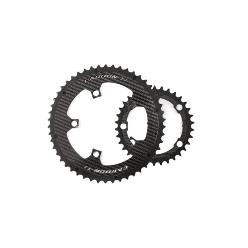 Carbon-Ti X-CarboRing EVO 110BCD 5-Arm Chainring Set - Pedal Passion