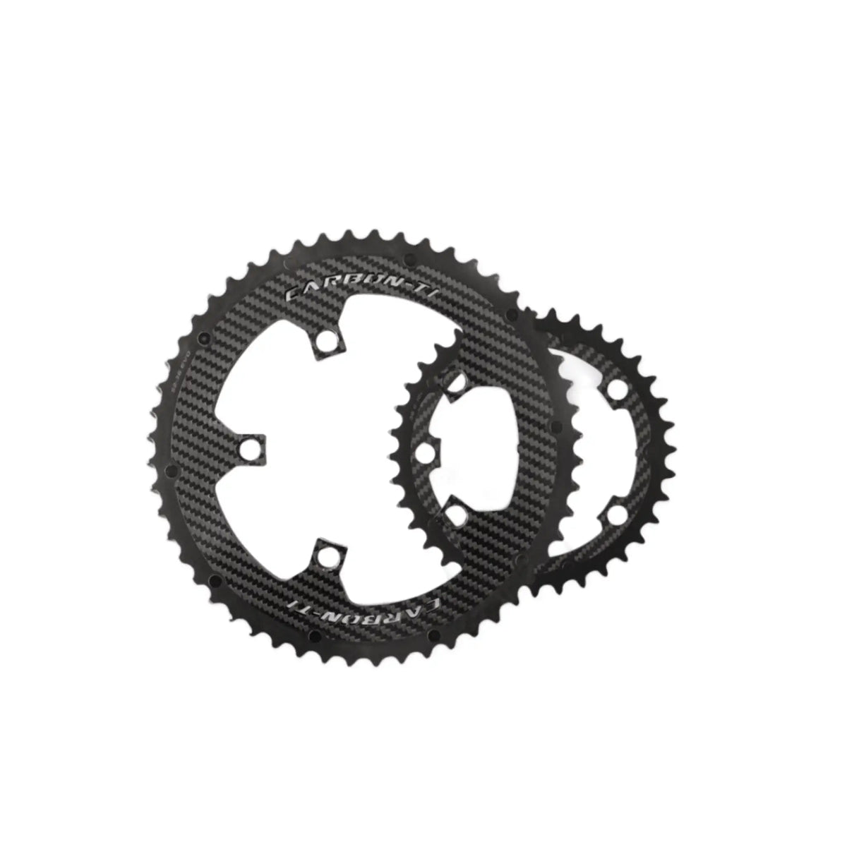 Carbon-Ti X-CarboRing EVO 110BCD 5-Arm Chainring Set - Pedal Passion