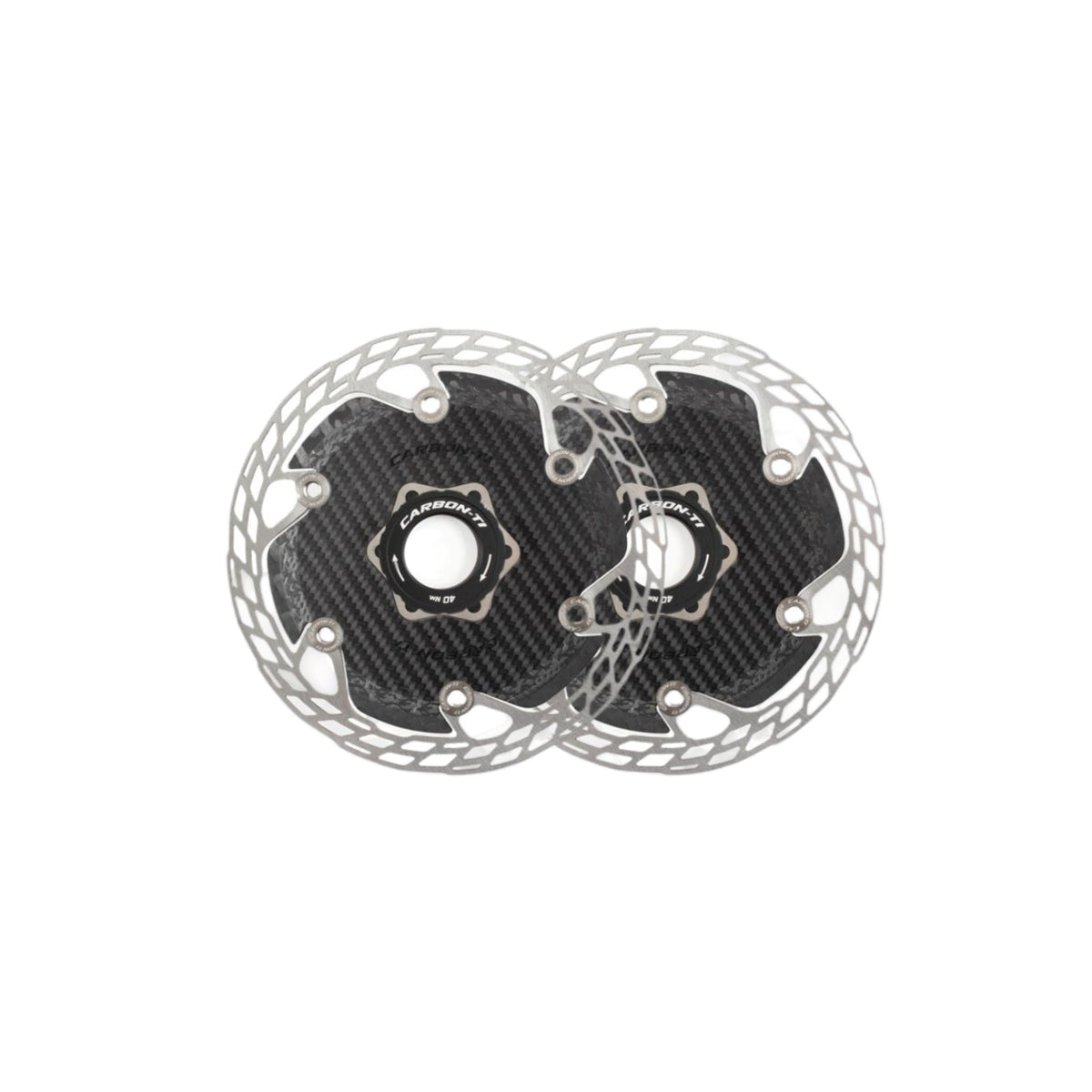 Carbon-Ti X-Rotor Aero Centre Lock Rotor Set 160/160mm - Pedal Passion