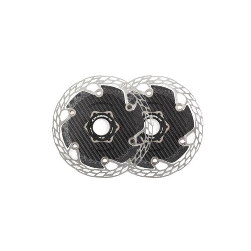 Carbon-Ti X-Rotor Aero Centre Lock Rotor Set 160/160mm - Pedal Passion