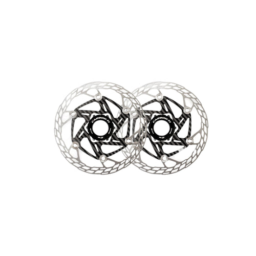 Carbon-Ti X-Rotor SteelCarbon 3 Centre Lock Rotor Set 160/160mm - Pedal Passion