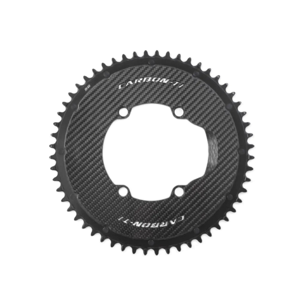 Carbon-Ti X-SingleCarbon Road 110BCD 4-Arm Chainring - Pedal Passion