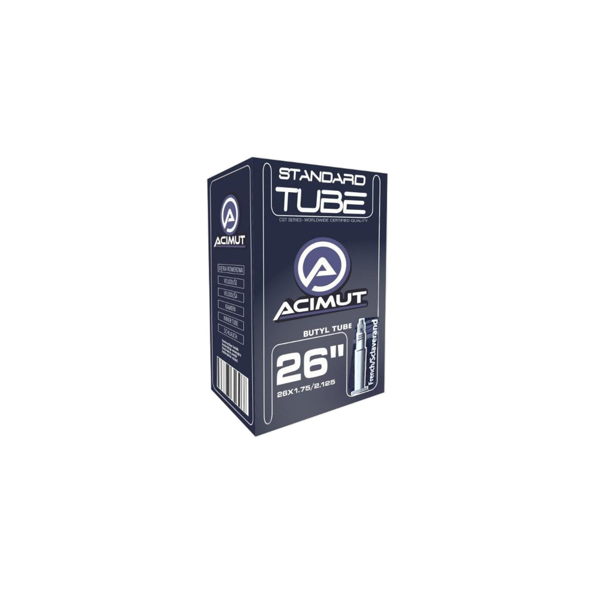 CST Acimut Tube - 26 x 1.75 - 2.125" - PV 48mm - Pedal Passion