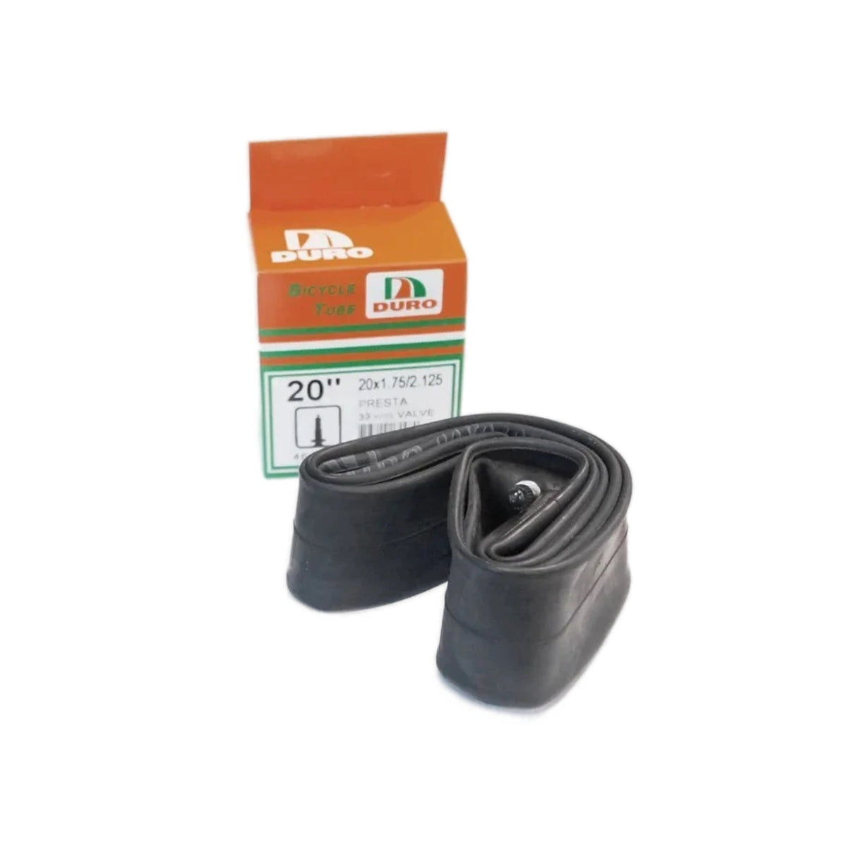 Duro 20 Inch Bike Tube Schrader Valve 20 x 1.75 - 2.125 F/V - Pedal Passion