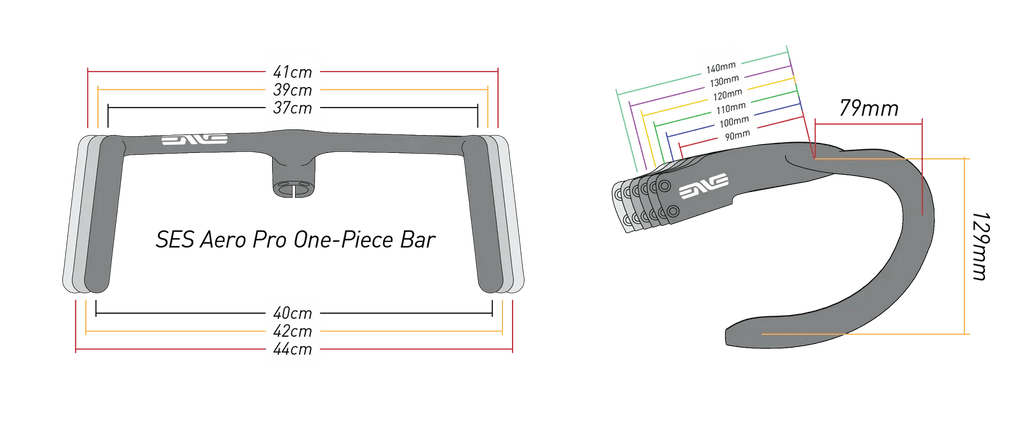 ENVE SES Aero Pro One-Piece Carbon Handlebar - Pedal Passion