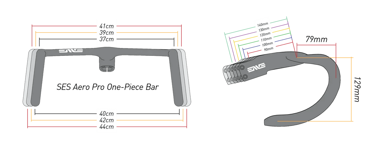 ENVE SES Aero Pro One-Piece Carbon Handlebar - Pedal Passion