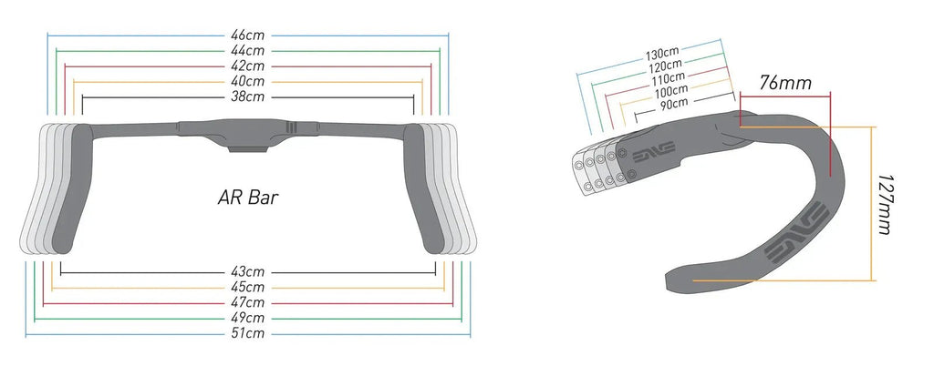 ENVE SES AR Custom One-Piece Carbon Handlebar - Pedal Passion