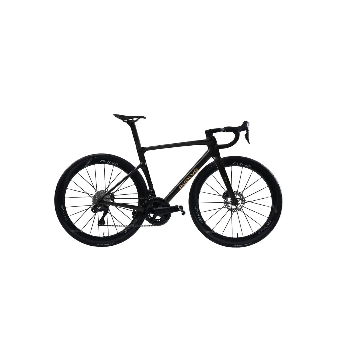 Evolve CIMA Frameset (Matte Carbon Gold) - Pedal Passion