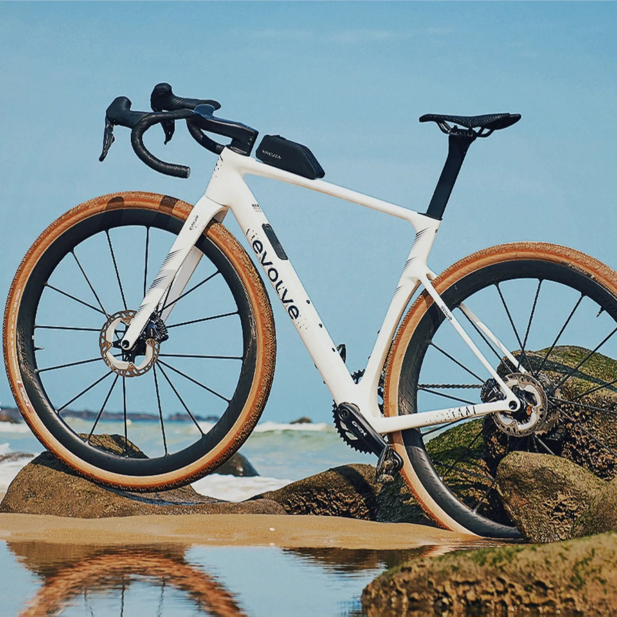 Evolve CIMA GR Sailfish Pearl Gravel Frameset - Pedal Passion