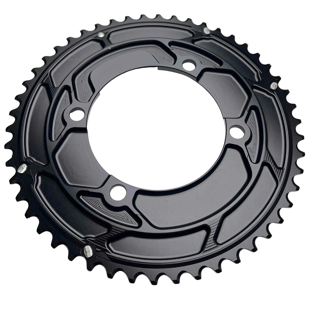 Overfast Aero Alloy Chainring 110BCD 4-Arm - Pedal Passion