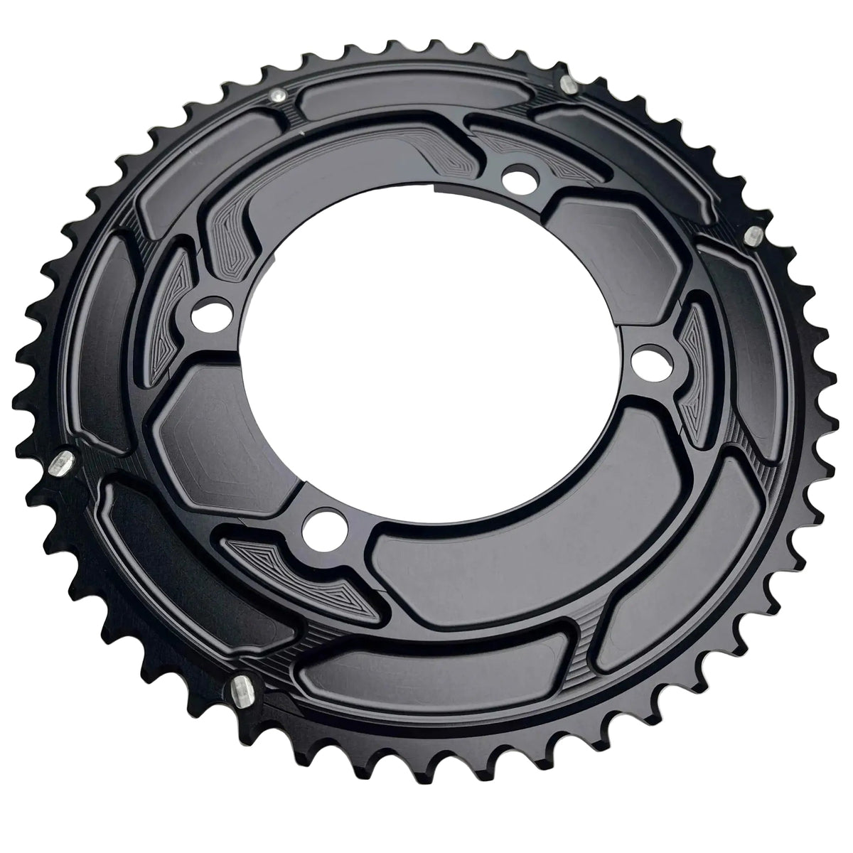 Overfast Aero Alloy Chainring 110BCD 4-Arm - Pedal Passion