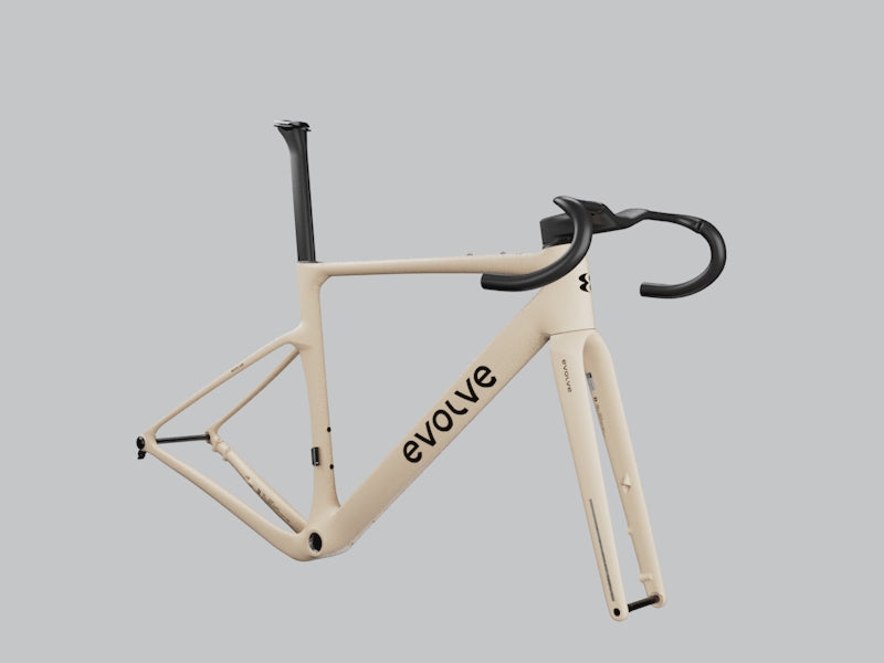 Evolve CIMA GR Sahara Nude Gravel Frameset