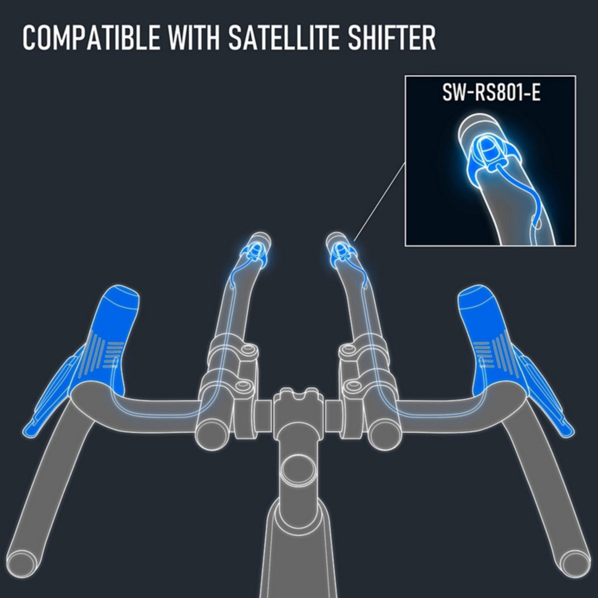 Shimano GRX Di2 ST-RX825 2x12 Hydraulic Shift Brake Lever Set - Pedal Passion