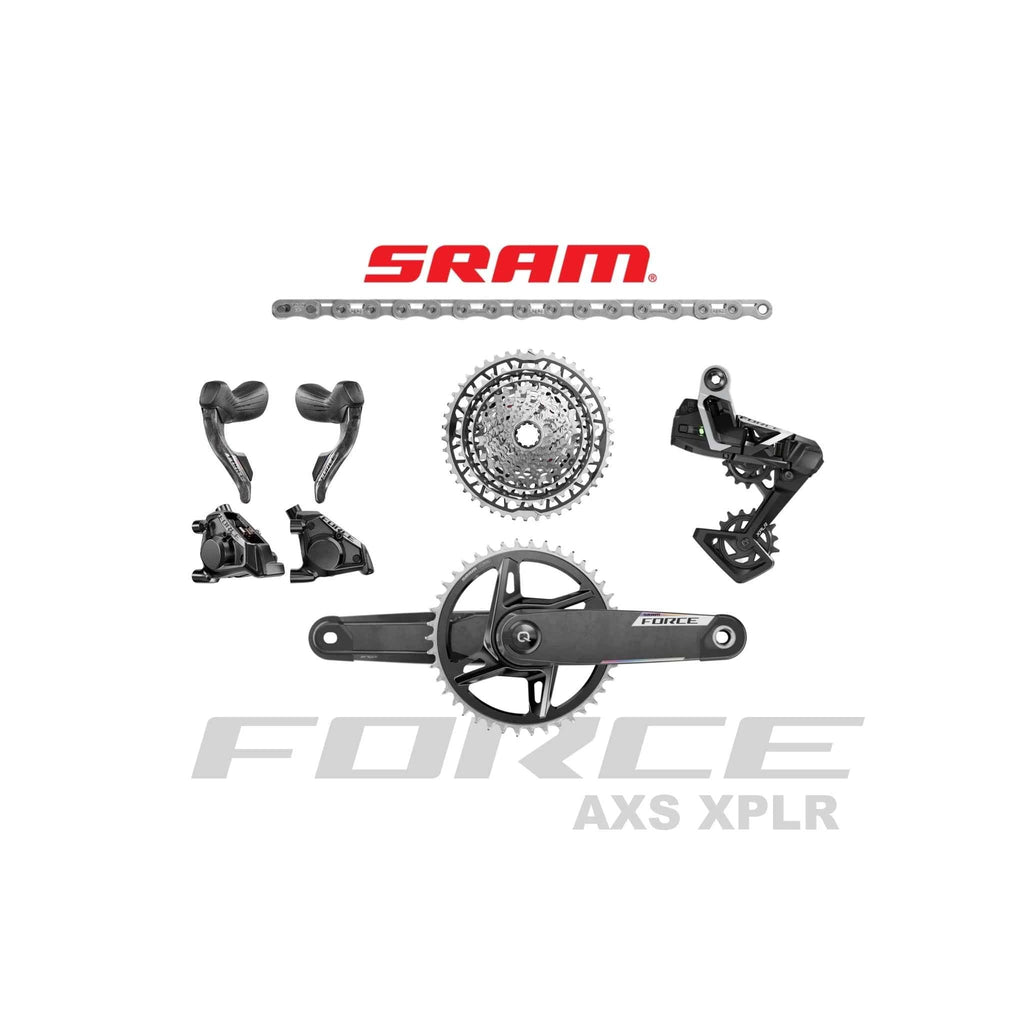 SRAM Force XPLR AXS E1 13-Speed Gravel Groupset Builder - Pedal Passion