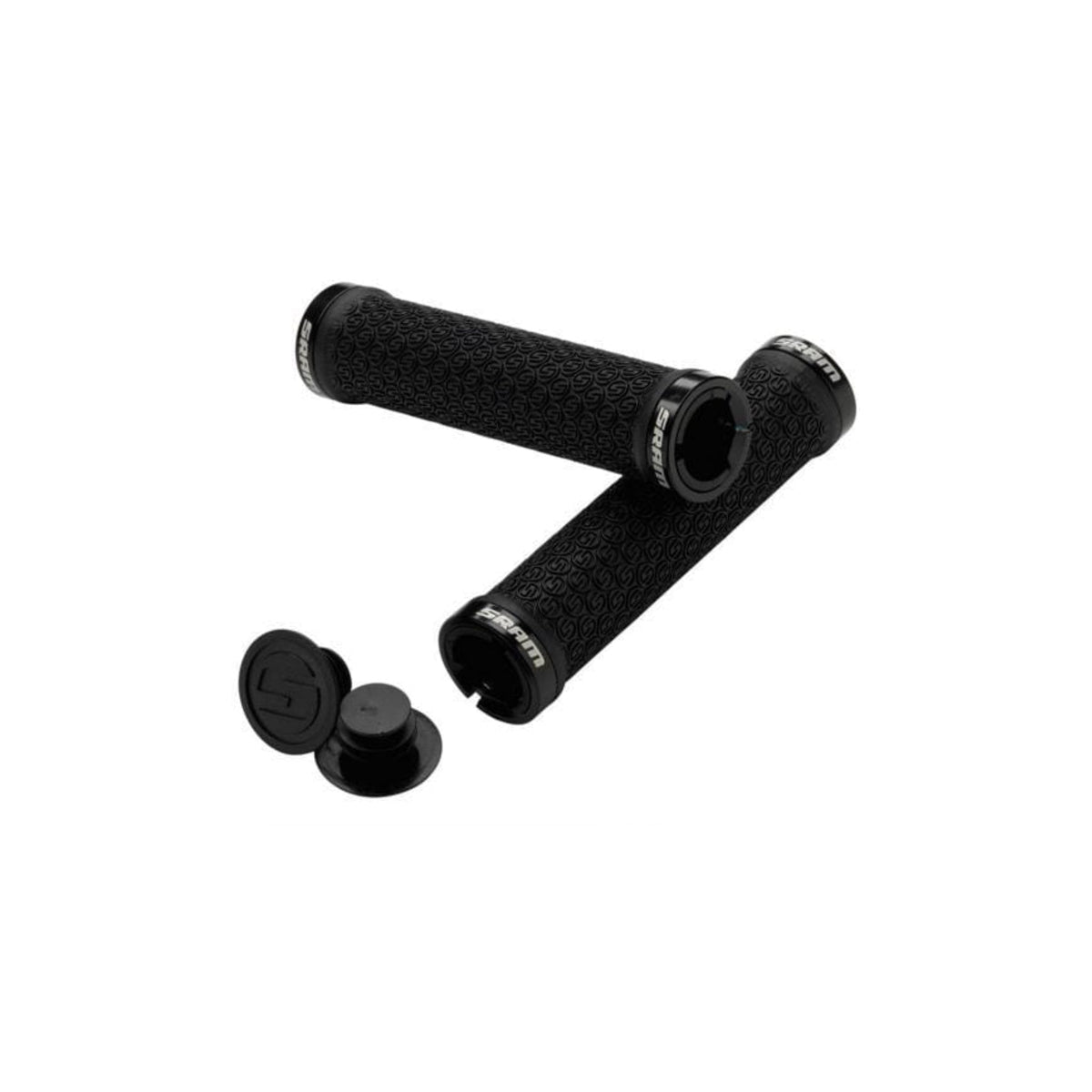 SRAM LOCK ON GRIPS BLACK MTB SRAM Lock On Grips Black - Pedal Passion