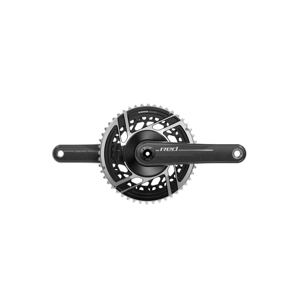 SRAM RED AXS E1 2x Carbon DUB Road Crankset - Pedal Passion