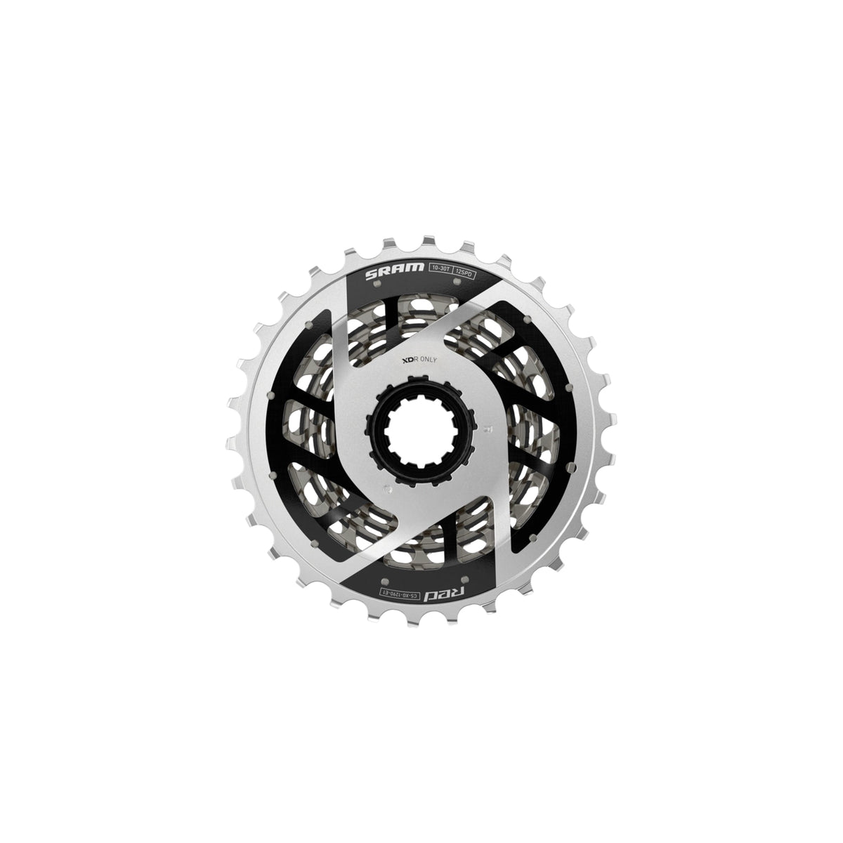 SRAM RED XG-1290 E1 Silver 12-Speed Cassette - Pedal Passion