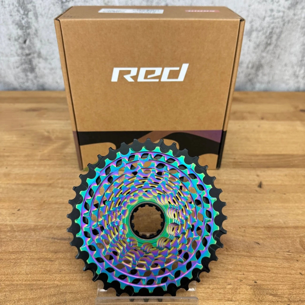 SRAM RED XG‑1290 E1 Rainbow Cassette – 12 Speed - Pedal Passion