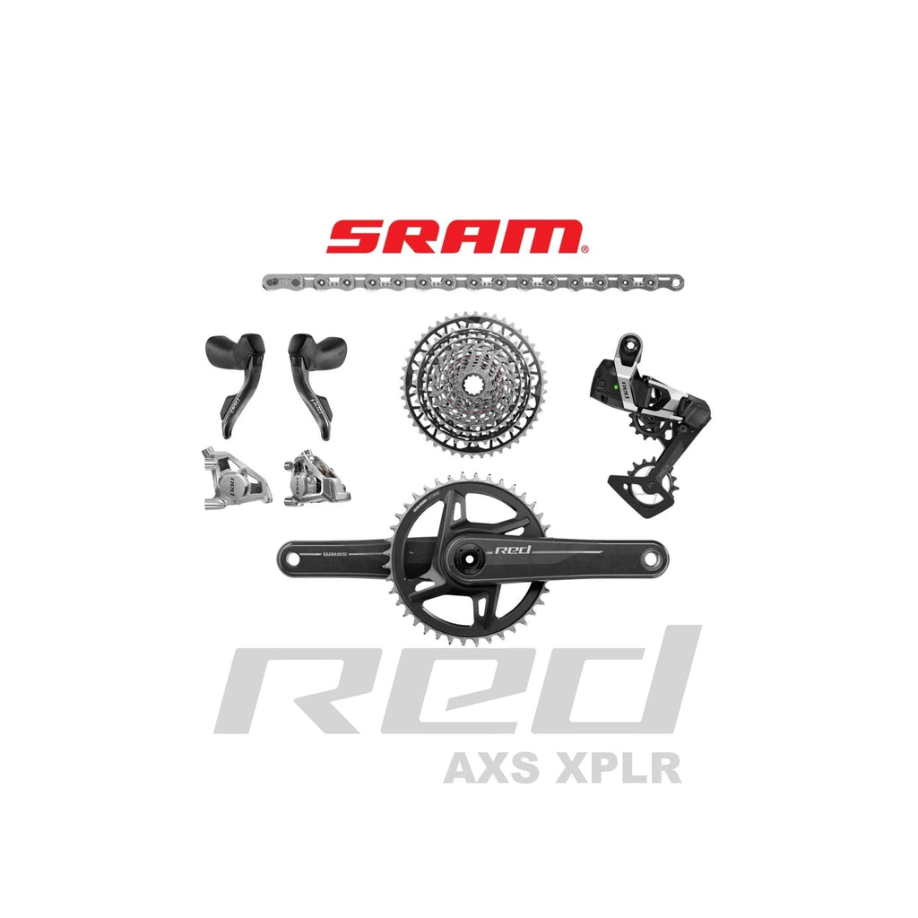 SRAM RED XPLR AXS E1 13-Speed Gravel Groupset Builder - Pedal Passion